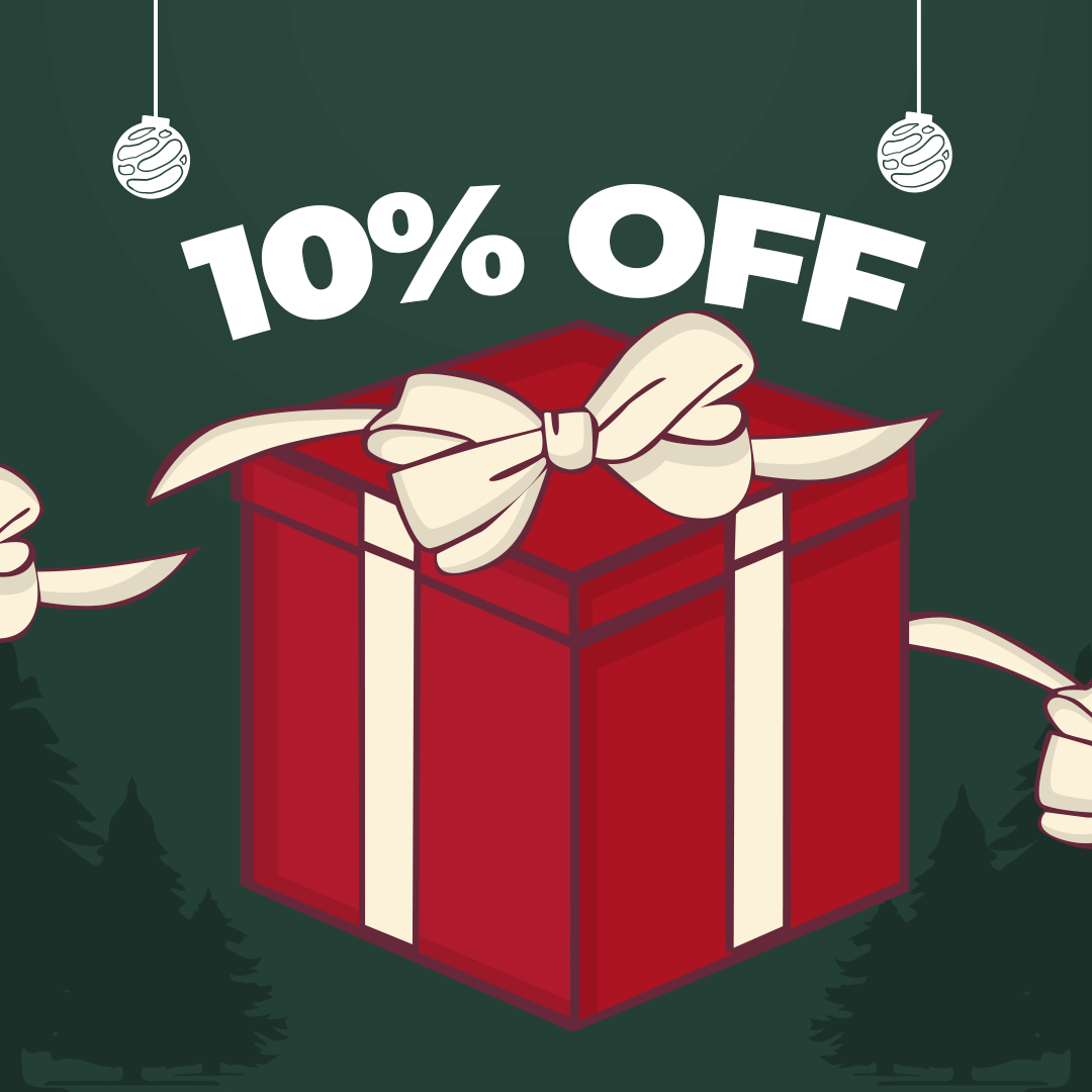 3 stamps = 10% Discount