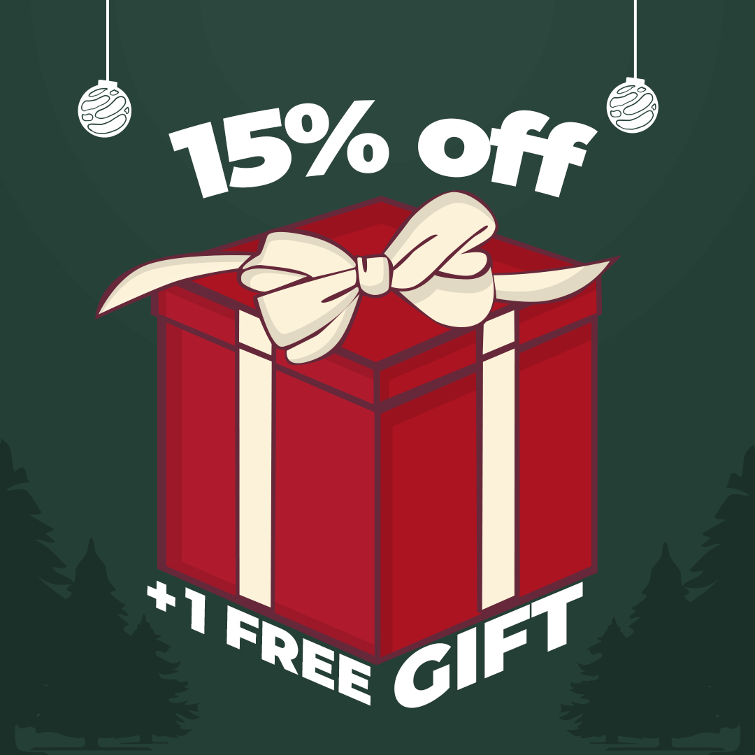4 stamps = 15% Discount + Mystery Gift