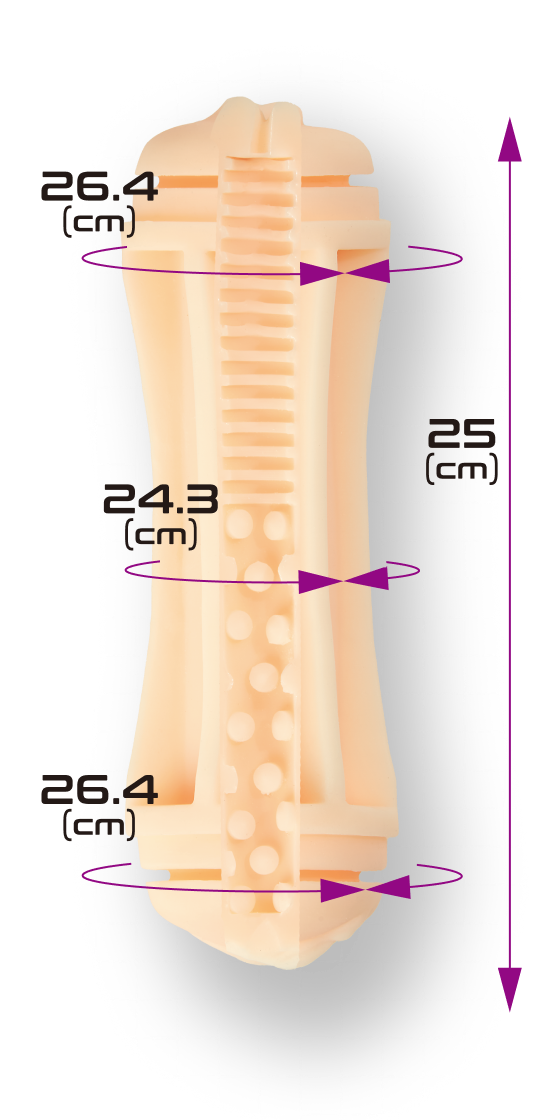 Product measurements diagram